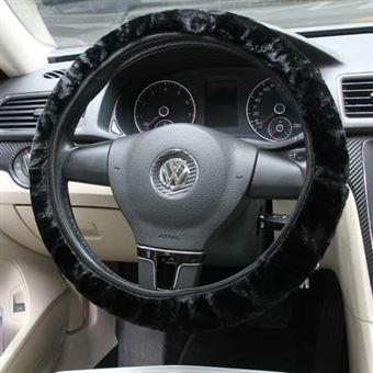 Smart car steering wheel cover 25-35cm - Black