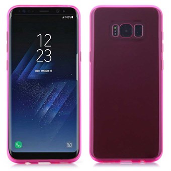 Glory Silicone Cover for Samsung Galaxy S8 - Pink Red