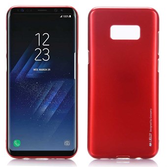 Goospery I Jelly Cover in TPU for Samsung Galaxy S8 - Red