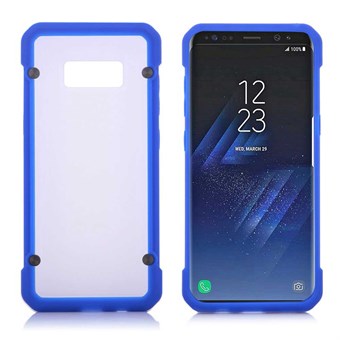 Clear look Cover in TPU and silicone for Samsung Galaxy S8 - Blue