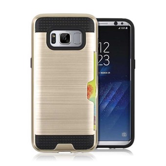 Cool slide cover in TPU and plastic for Samsung Galaxy S8 - Gold