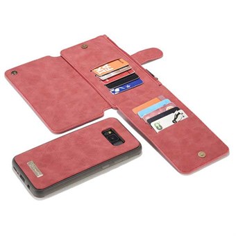 CaseMe Flip Wallet for Samsung Galaxy S8 - Red