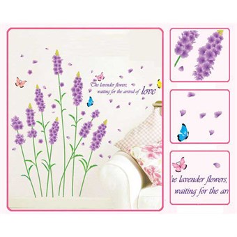 TipTop Wallstickers Romantic Lavender Theme