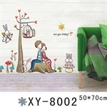 TipTop Wallstickers Happy Boy and Girl