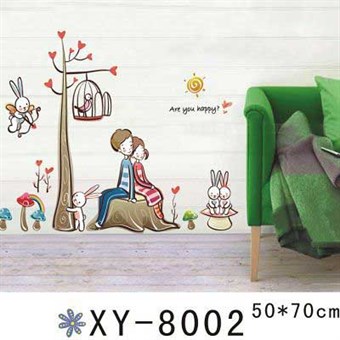 TipTop Wallstickers Happy Boy and Girl