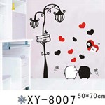 TipTop Wallstickers Cute Streetlight and Pigs Design