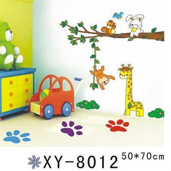 TipTop Wallstickers Vivid Animals and Tree Theme