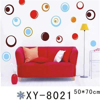 TipTop Wallstickers Colorized Circles Designs