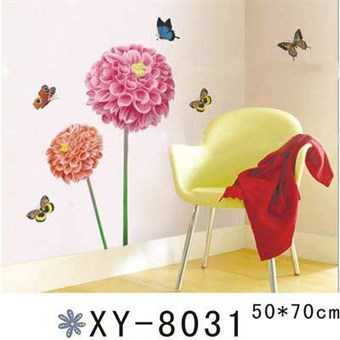 TipTop Wallstickers Butterfly and Flowers Style