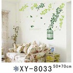 TipTop Wallstickers Green Wicker Rural Design Wall Decals