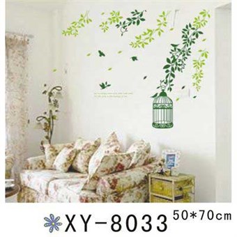 TipTop Wallstickers Green Wicker Rural Design Wall Decals