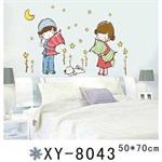 TipTop Wallstickers Happy Boy and Girl