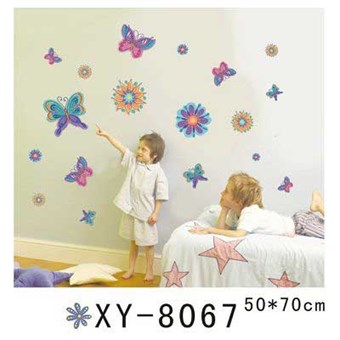 TipTop Wallstickers Cute Flowers Butterflies