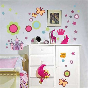 TipTop Wallstickers Little Stars and Butteryfly