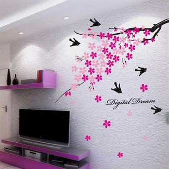 TipTop Wallstickers Blossomy Flowers Tree