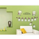 TipTop Wallstickers Cute Cat Cartoon