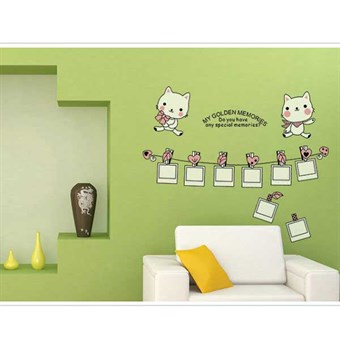 TipTop Wallstickers Cute Cat Cartoon