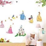 TipTop Wallstickers Snow White Cartoon Children Room