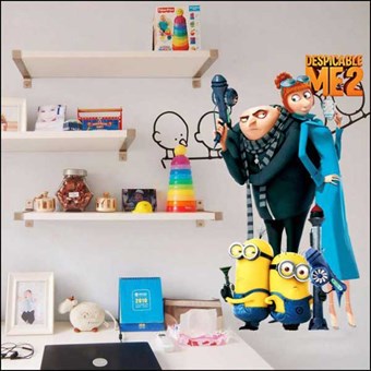 TipTop Wallstickers Despicable Me2 Cartoon Design
