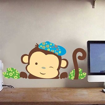 TipTop Wallstickers Cute Monkey