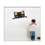 TipTop Wallstickers Black Counter Robot Cartoon
