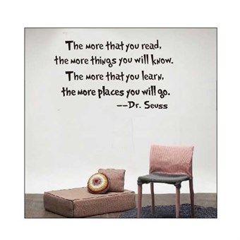 TipTop Wallstickers Dr. Seuss Wall Quotes Art Decal