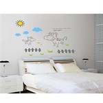TipTop Wallstickers Lovely Cow Cartoon Pattern
