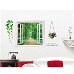 TipTop Wallstickers Green Window Design