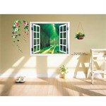 TipTop Wallstickers Green Window Design