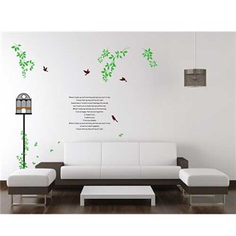 TipTop Wallstickers Cute Flying Bird Print