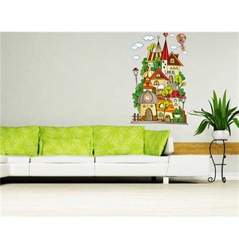 TipTop Wallstickers AY Lovely Cartoon Castle