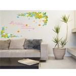 TipTop Wallstickers Beautiful Letter Flower Print