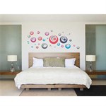 TipTop Wallstickers Colorized Geometric Circle