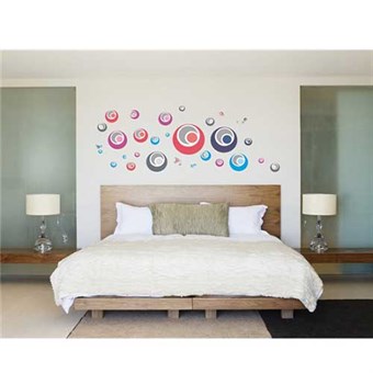 TipTop Wallstickers Colorized Geometric Circle