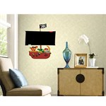 TipTop Wallstickers Lovely Cartoon Pirate Print