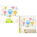 TipTop Wallstickers Cartoon Hot Air Balloon