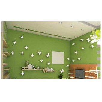 TipTop Wall Stickers Decals Wall Stickers 5.5x8x10cm (White B)