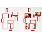 TipTop Wall Stickers Decor Wall Sticker 19.7x13.5cm (Red)