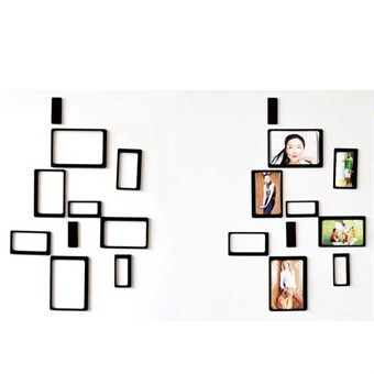 TipTop Wall Stickers Decals Room Decor Wall Sticker 19.7x13.5cm (Black)