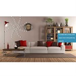 TipTop Wall Stickers Decal Stickers 16x16cm (White)