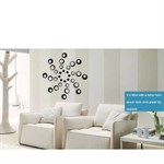 TipTop Wall Stickers Decor Wall Decal Stick 16x16cm (Black)