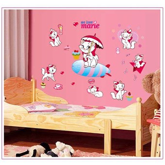 TipTop Wallstickers Cute Cartoon Cats