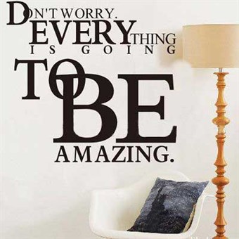 TipTop Wallstickers Inspiring Words Pattern