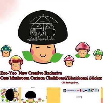 TipTop Wallstickers Cute Mushroom Cartoon