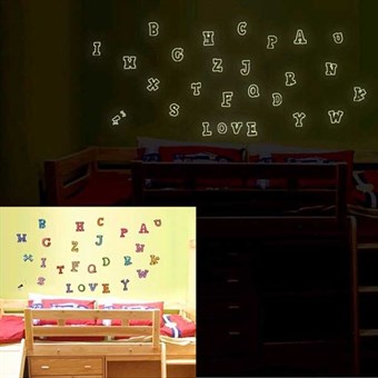 TipTop Wallstickers English alphabet