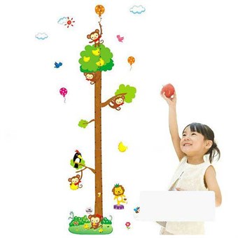TipTop Wallstickers Cute Cartoon Tree & Animals Pattern Removable