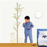 TipTop Wallstickers Green Tree Pattern