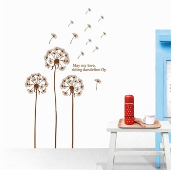 TipTop Wallstickers Beautiful Dandelion Pattern