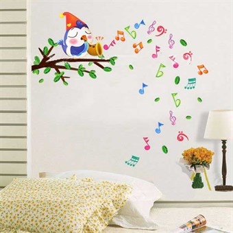 TipTop Wallstickers Singing Bird Pattern