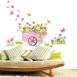 TipTop Wall Stickers (Hand Barrow & Flower)
